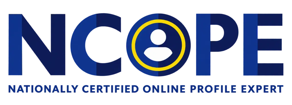 Nationally Certified Online Profile Expert credential logo